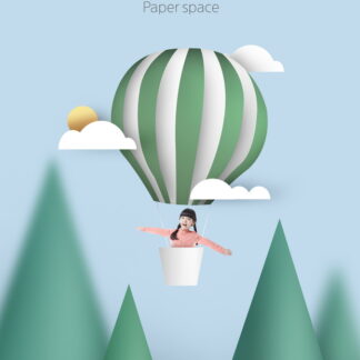 Paper Space B616, Bộ 21 PSD trẻ em không gian giấy đầy sáng tạo hấp dẫn