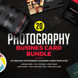 Photography Business Card bundle