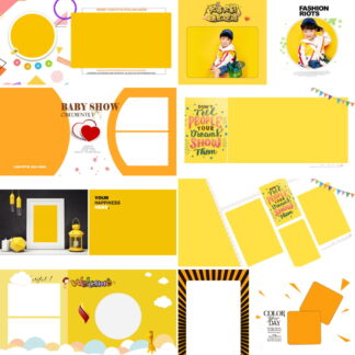 Album E055 PSD album be trai be gai xu huong thoi trang 2021 1