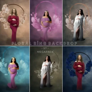 57 floral ring backdrop overlay 1