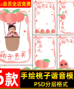 DL 011 PSD ghep anh tre em chu de hoa qua 1