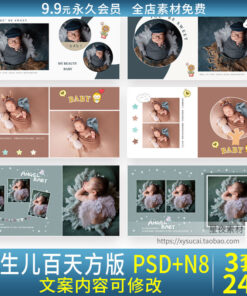 E050 mau album be so sinh ki niem day thang 1