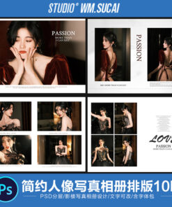 PB043 mau album anh ca nhan phong cach tap chi 1