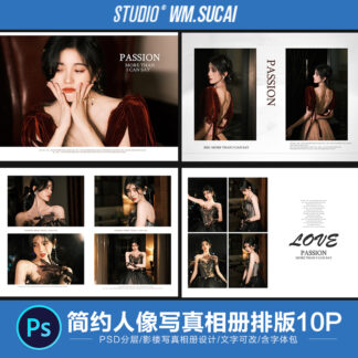 PB043 mau album anh ca nhan phong cach tap chi 1