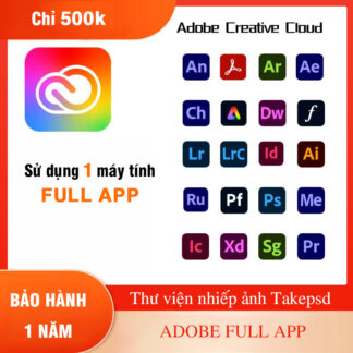 Tai khoan Adobe full app 1 TB
