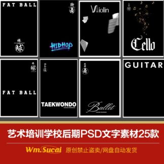 PSD 161 Bo 25 PSD tai lieu van ban tre em phong cach ca nhan mua Ba le Taekwondo Violin Hiphop 1