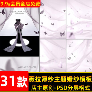 PSD 9972 Bo 31 PSD mau chat lieu nen buom buom anh cuoi Vera studio Han Quoc cao cap gia tuong