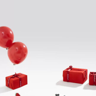 A2023 Bo 6 PSD mau phong nen bong bong do phien ban moi ghep anh tre em be so sinh studio 3