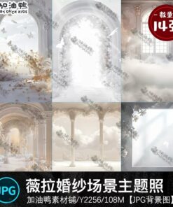 Y2256 Bo 10 JPG do net cao chat lieu nen chan dung anh cuoi cap doi vera mau trang voi cot La Ma 2
