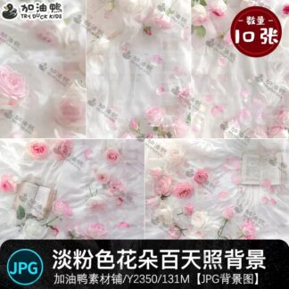 Y2350 Bo 10 JPG do net cao anh nen hoa hong mau hong nhat ghep anh be so sinh day thang day nam 2