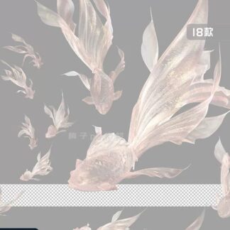 3png 056 3 Bo 18 PNG chat luong cao tach nen trong suot chat lieu ca Koi vang hong nguyen ban 2