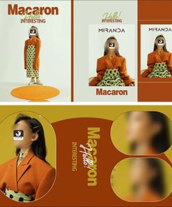 X133 Bo 10 PSD mau thiet ke album anh tre em ban vuong phong cach thoi trang be gai Macaroon 2