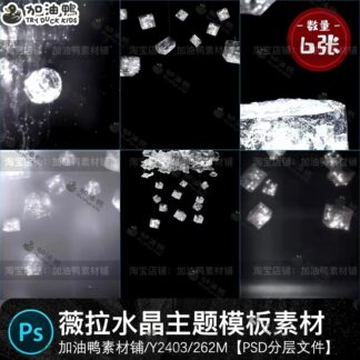 Y2403 Bo 6 PSD vat lieu anh cuoi anh cap doi hieu ung anh sang pha le thien ha phong cach Vera 2