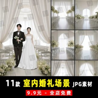 K981, Bộ 11 ảnh JPG độ nét cao thiết kế ảnh cưới trong nhà phong cách Vera AI nền cảnh cưới telepresence (1)