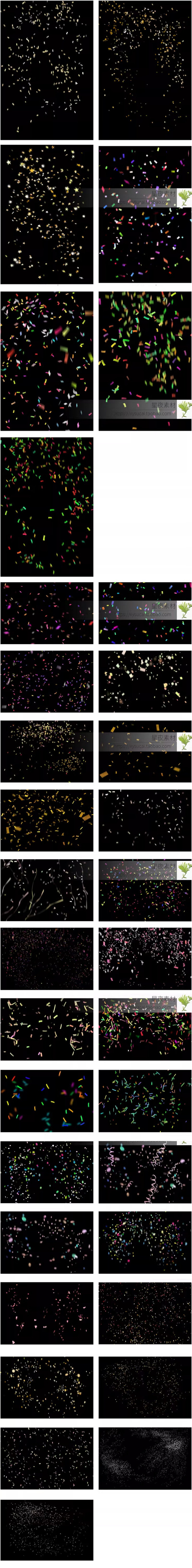S302 34 PSD Hiệu Ứng Giấy Vàng, Giấy Màu, Confetti, Pháo Hoa Phông Nền Cưới, Ảnh Viện, Thiết Kế (1)