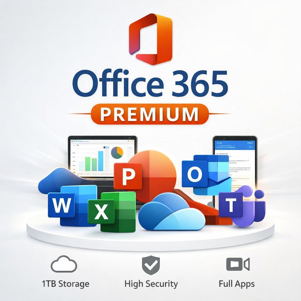 Office 365 Premium chính chủ 12 tháng gói ứng dụng văn phòng của Microsoft full app 1 năm tặng kèm 1TB Onedrive Office 365 Premium chính chủ 12 tháng gói ứng dụng văn phòng của Microsoft full app 1 năm tặng kèm 1TB Onedrive